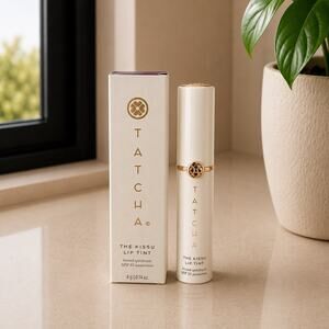$34 New Tatcha The Kissu Lip Tint SPF 25 Midnight Lily 4g